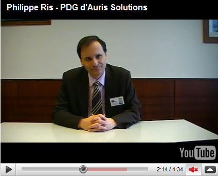 Interview de Ph. RIS, pdg Auris Solutions