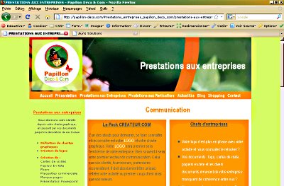 Agence de communication à Brest Papillon Déco & Com